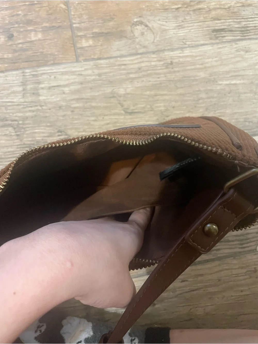 Thorn & Fable brown corduroy